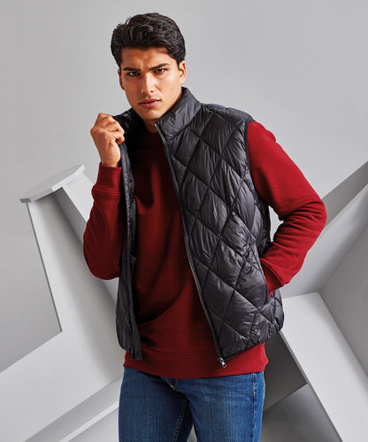 Mens Diamond Quilted Gilet