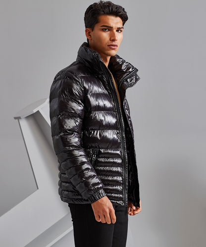 Mens Shiny Padded Jacket