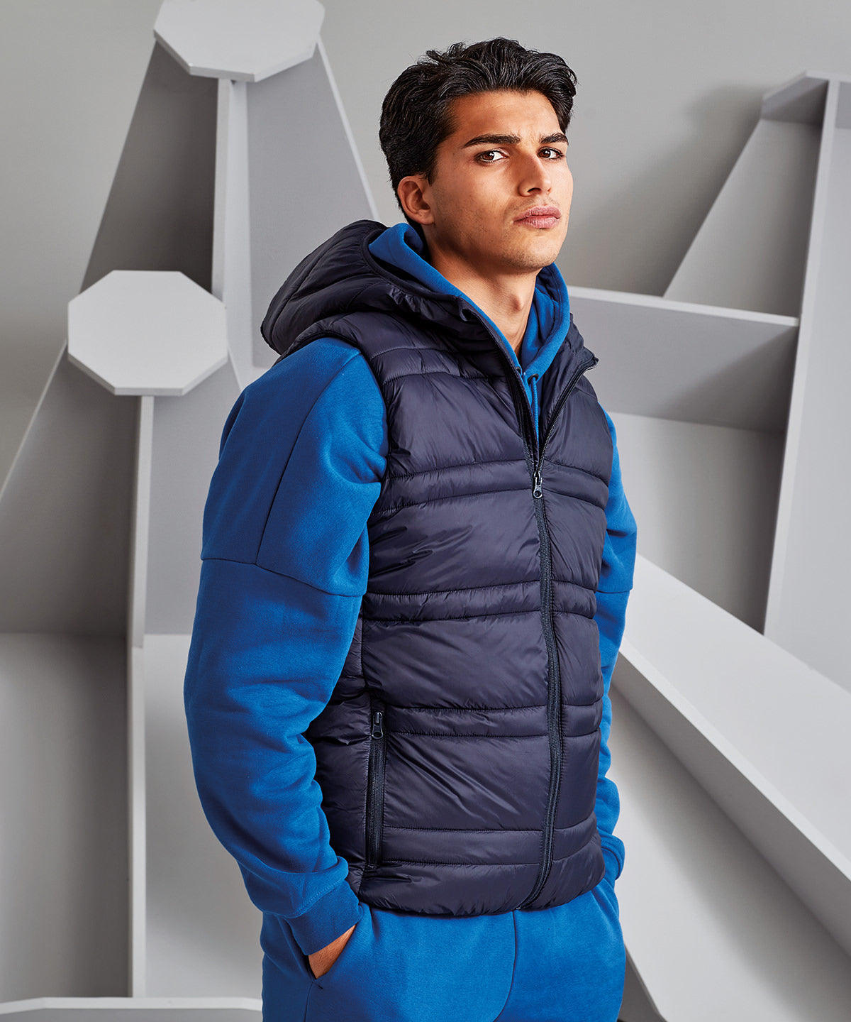 Mens Hooded Bodywarmer