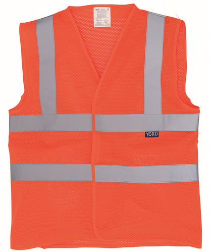 Mens Hi-Vis Cool Open Mesh Waistcoat