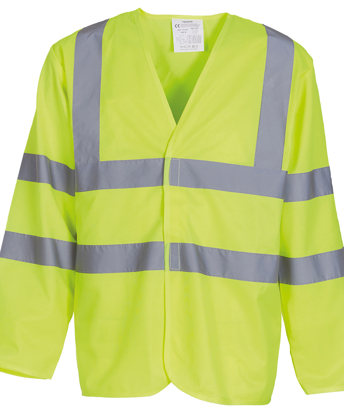 Mens Hi-Vis Long Sleeve Waistcoat