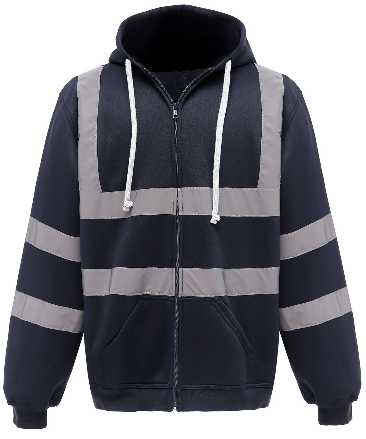 Mens Hi-Vis Zip Hoodie