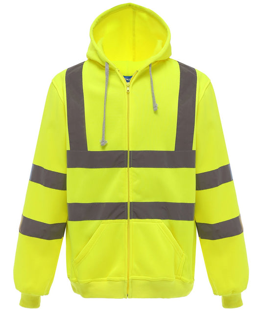 Men's Hi-Vis Zip Hoodie