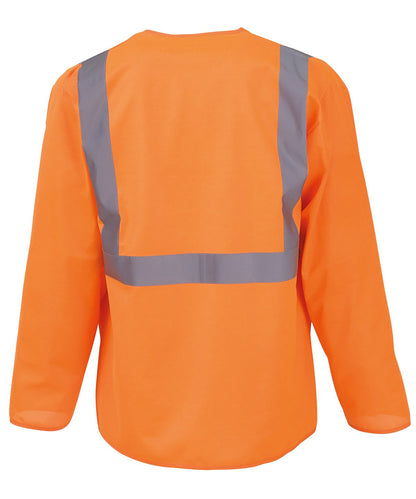 Mens Hi-Vis Executive Long Sleeve Waistcoat