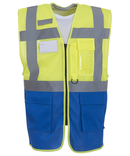Mens Hi-Vis Cool Open-Mesh Waistcoat