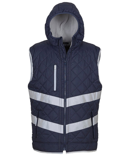 Womens Hi-Vis Kensington Hooded Gilet