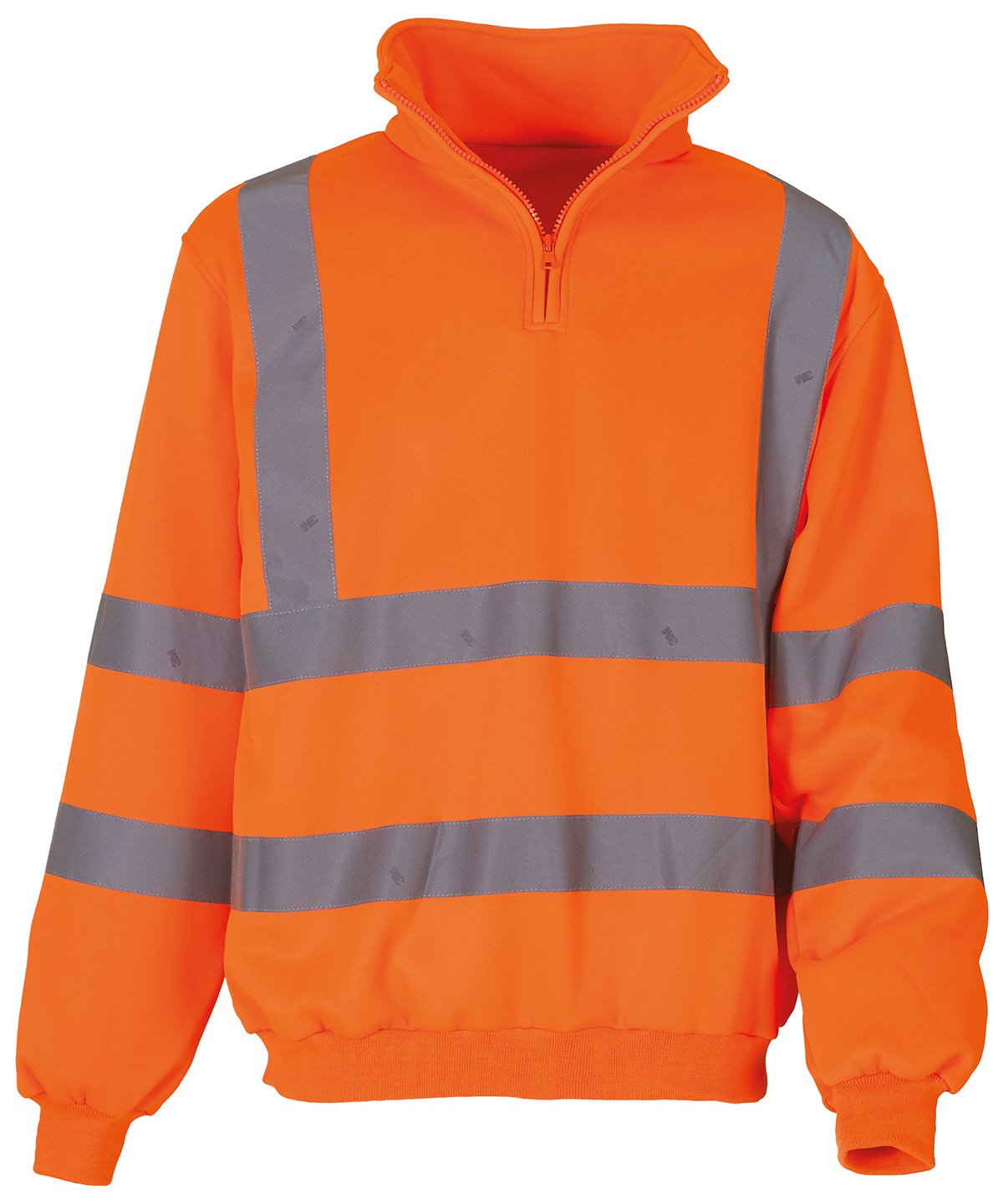 Mens Hi-Vis ¼ Zip Sweatshirt