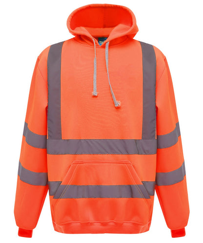 Mens Hi-Vis Pull-Over Hoodie
