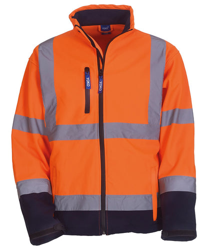 Mens Hi-Vis Softshell Jacket