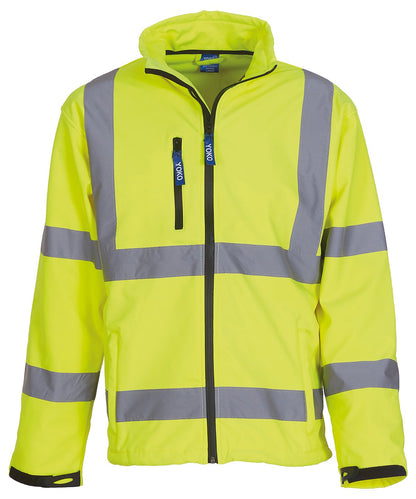 Mens Hi-Vis Softshell Jacket