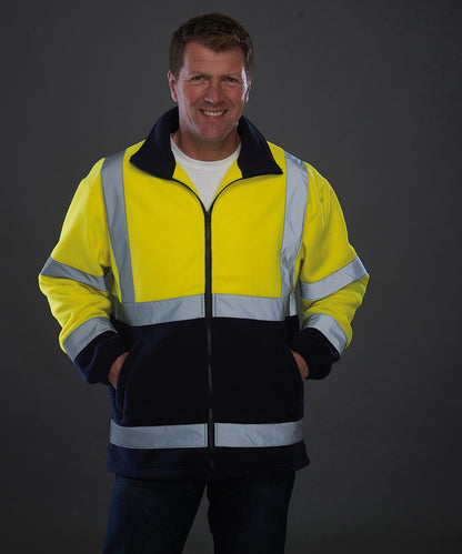 Mens Hi-Vis Heavyweight Fleece Jacket