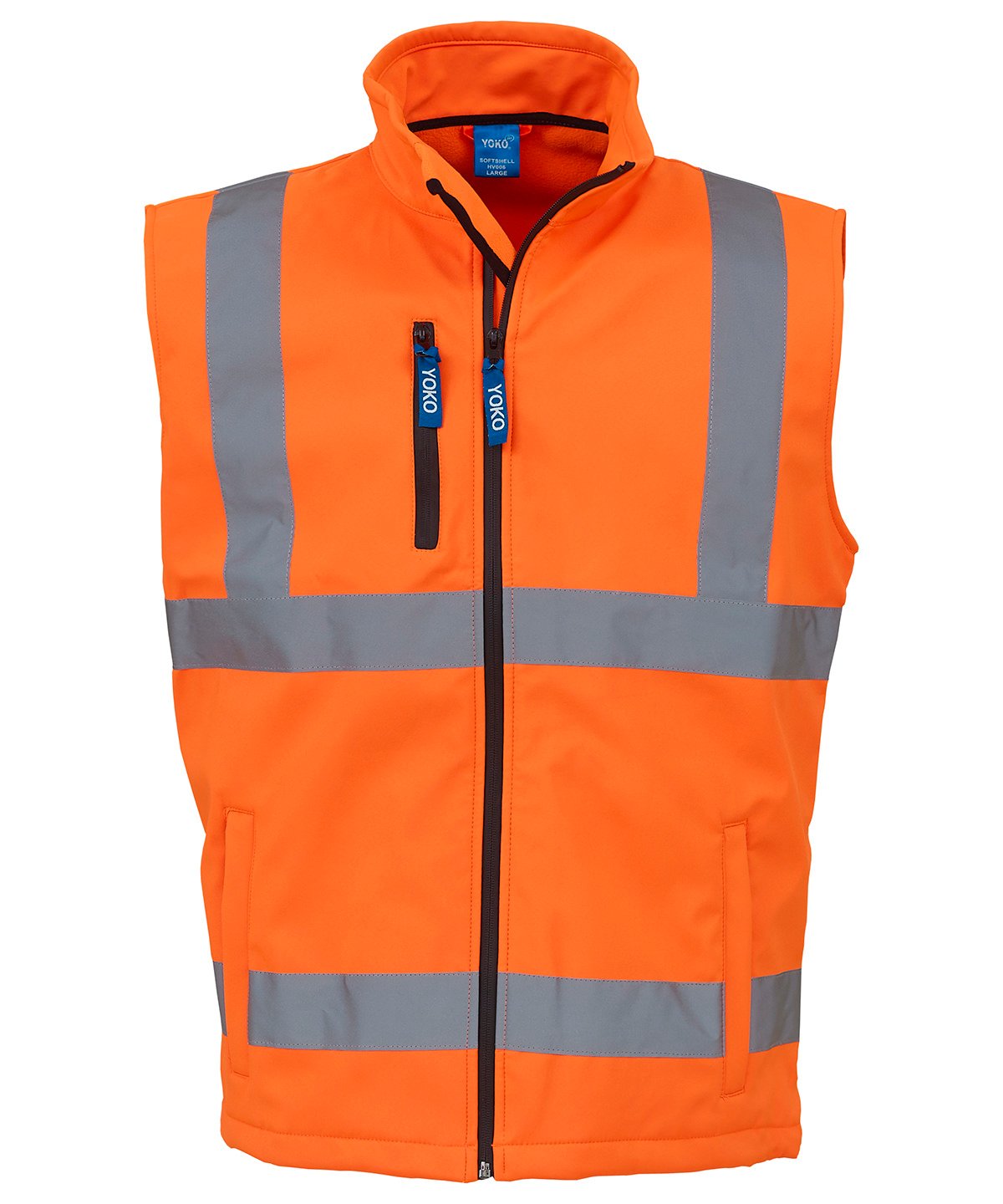 Mens Hi-Vis Softshell Gilet
