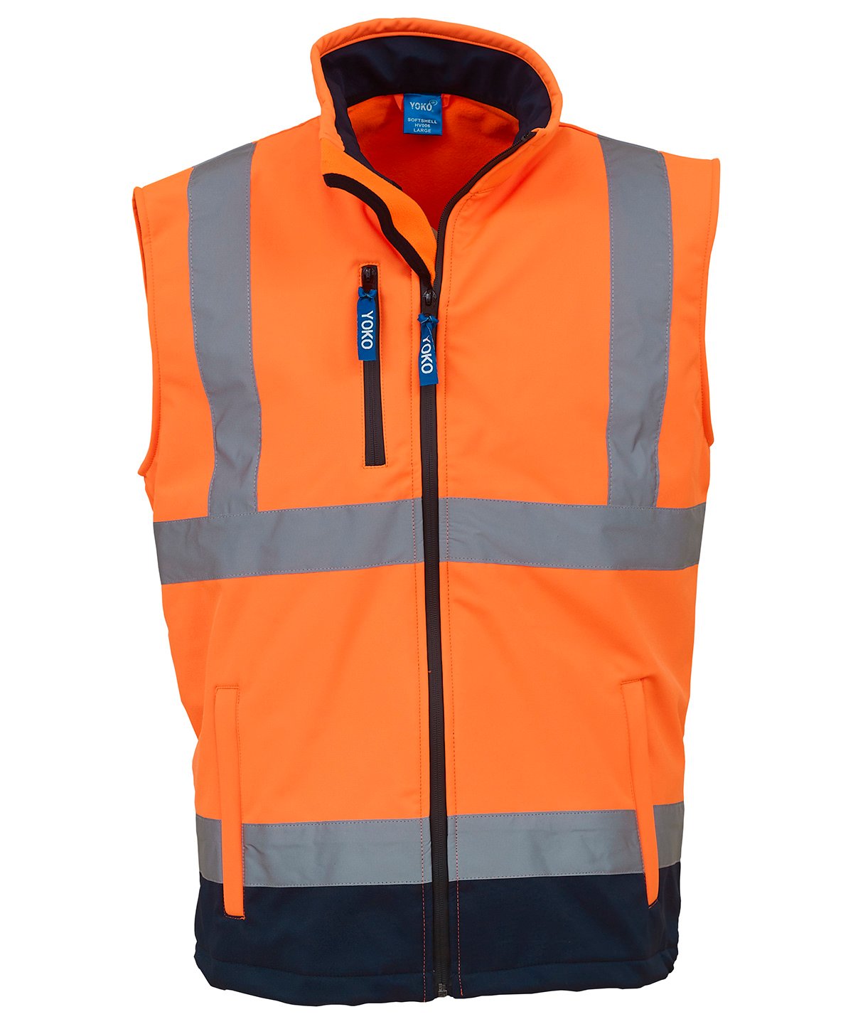 Mens Hi-Vis Softshell Gilet