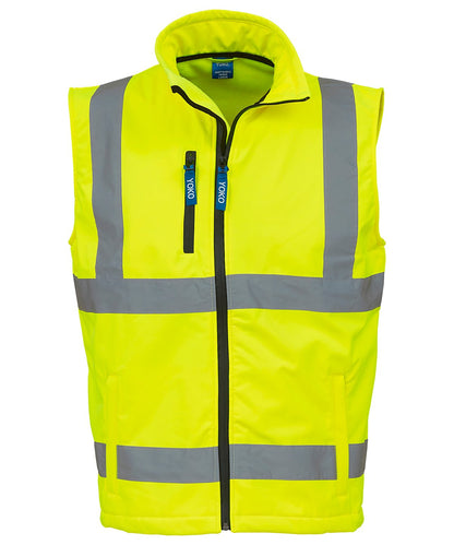 Mens Hi-Vis Softshell Gilet