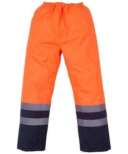 Mens Hi-Vis Waterproof Overtrousers