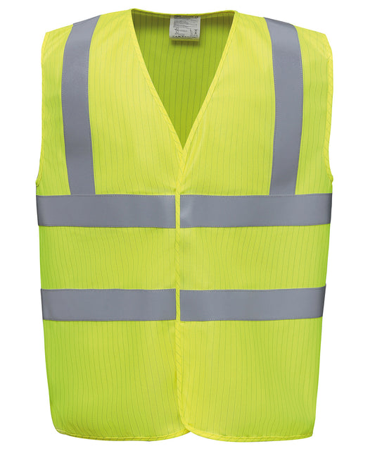 Mens Hi-Vis Flame-Retardant Anti-Static Waistcoat