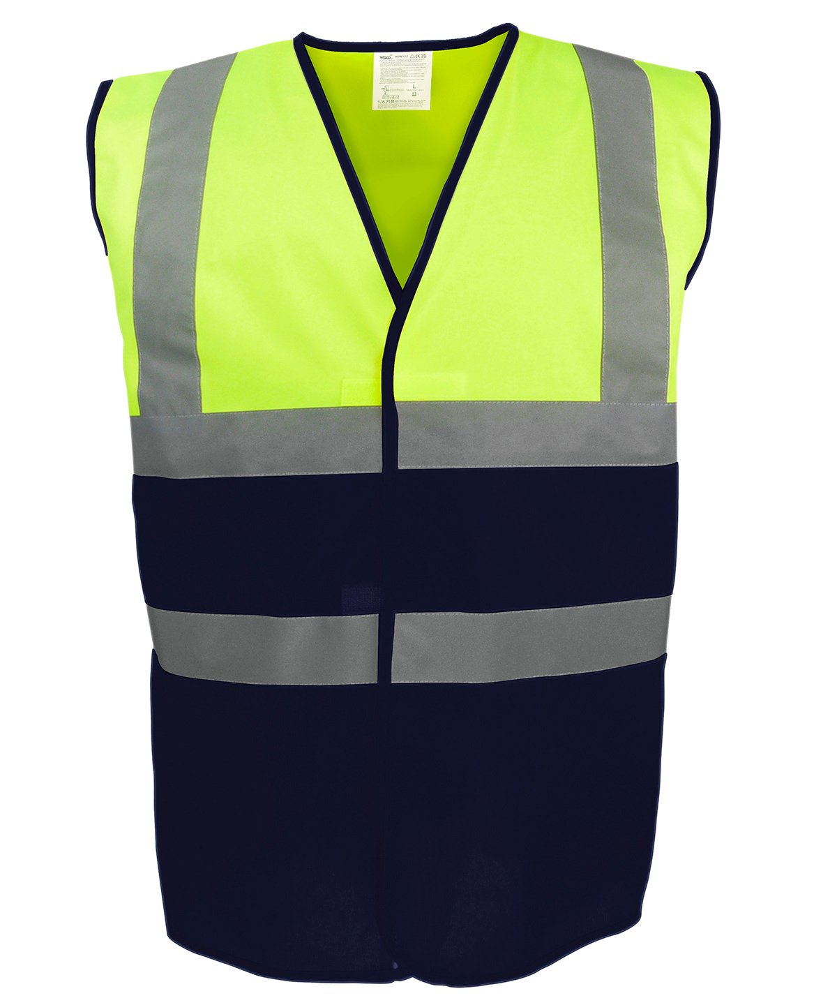Mens Hi-Vis Two-Tone Waistcoat