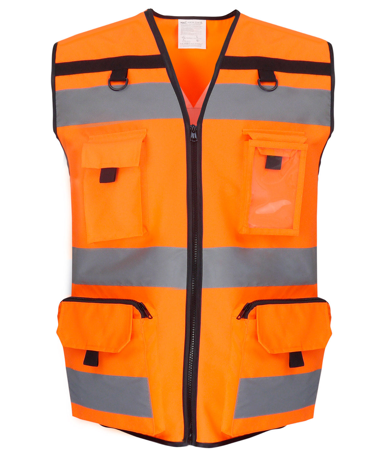Mens Hi-Vis Mesh Ripstop Tool Vest