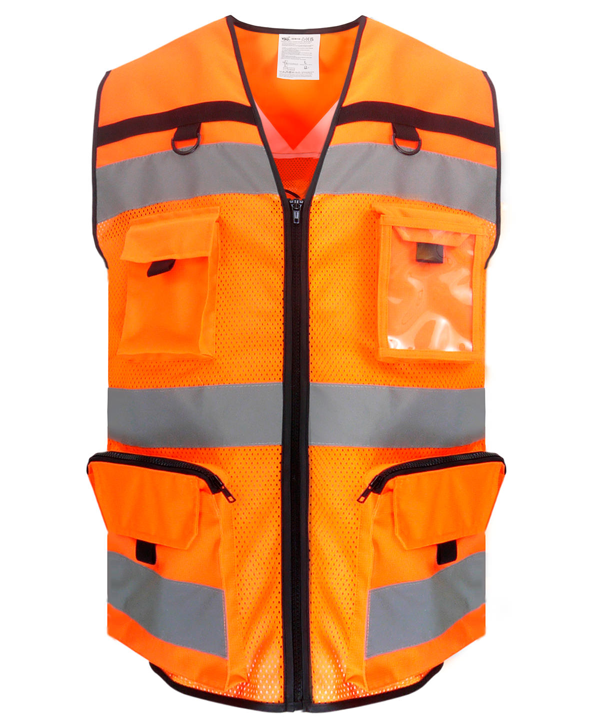 Mens Hi-Vis Mesh Ripstop Tool Vest