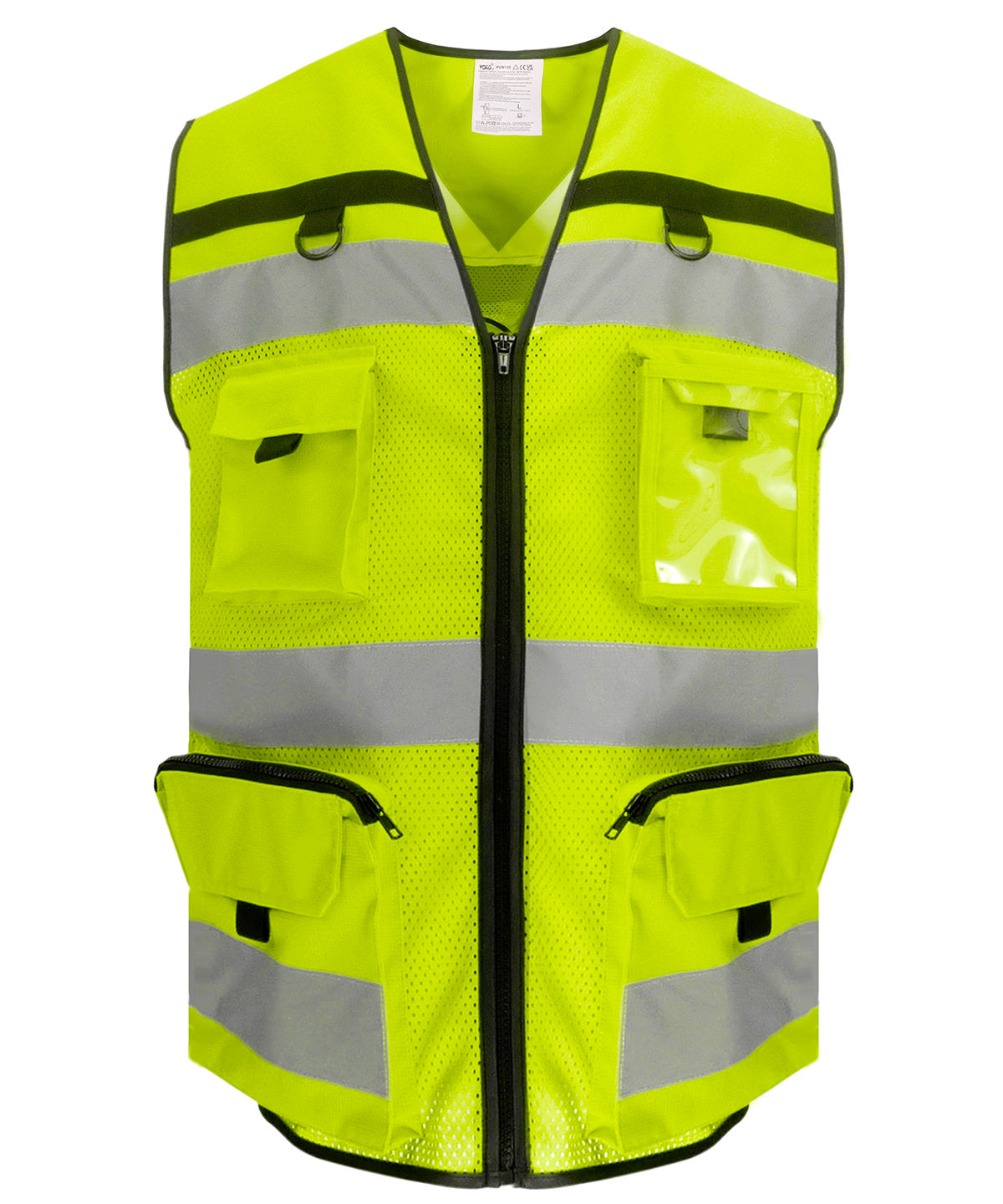 Mens Hi-Vis Mesh Ripstop Tool Vest