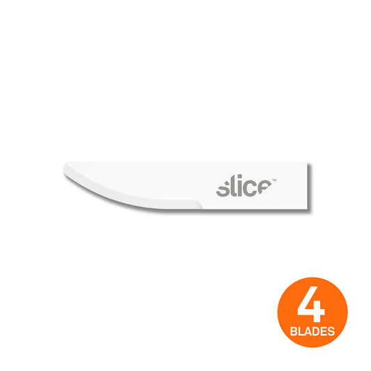 Slice Ceramic Craft Knife Blades (Curved Edge, Rounded Tip) - DaltonSafety