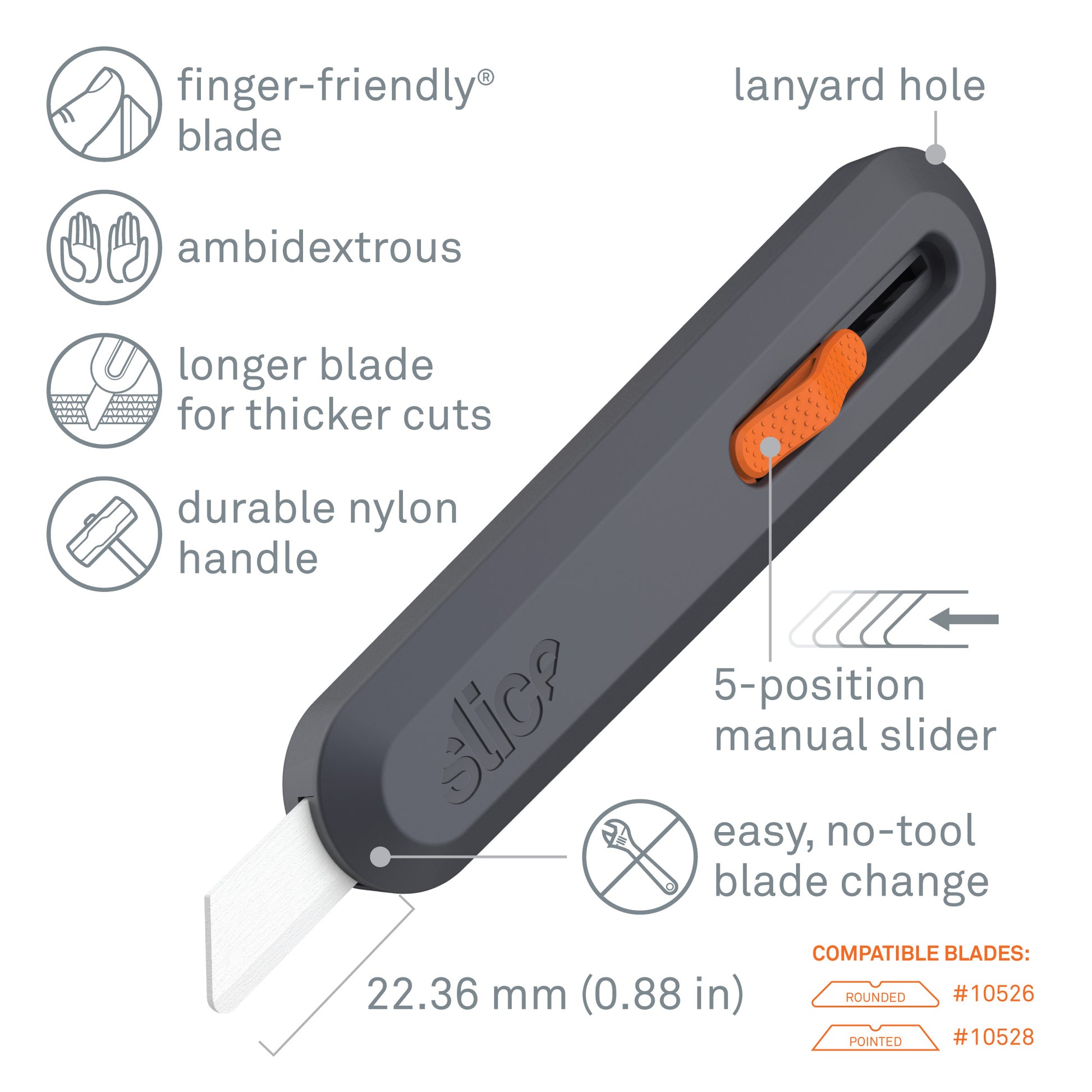 Slice Manual Utility Knife - DaltonSafety