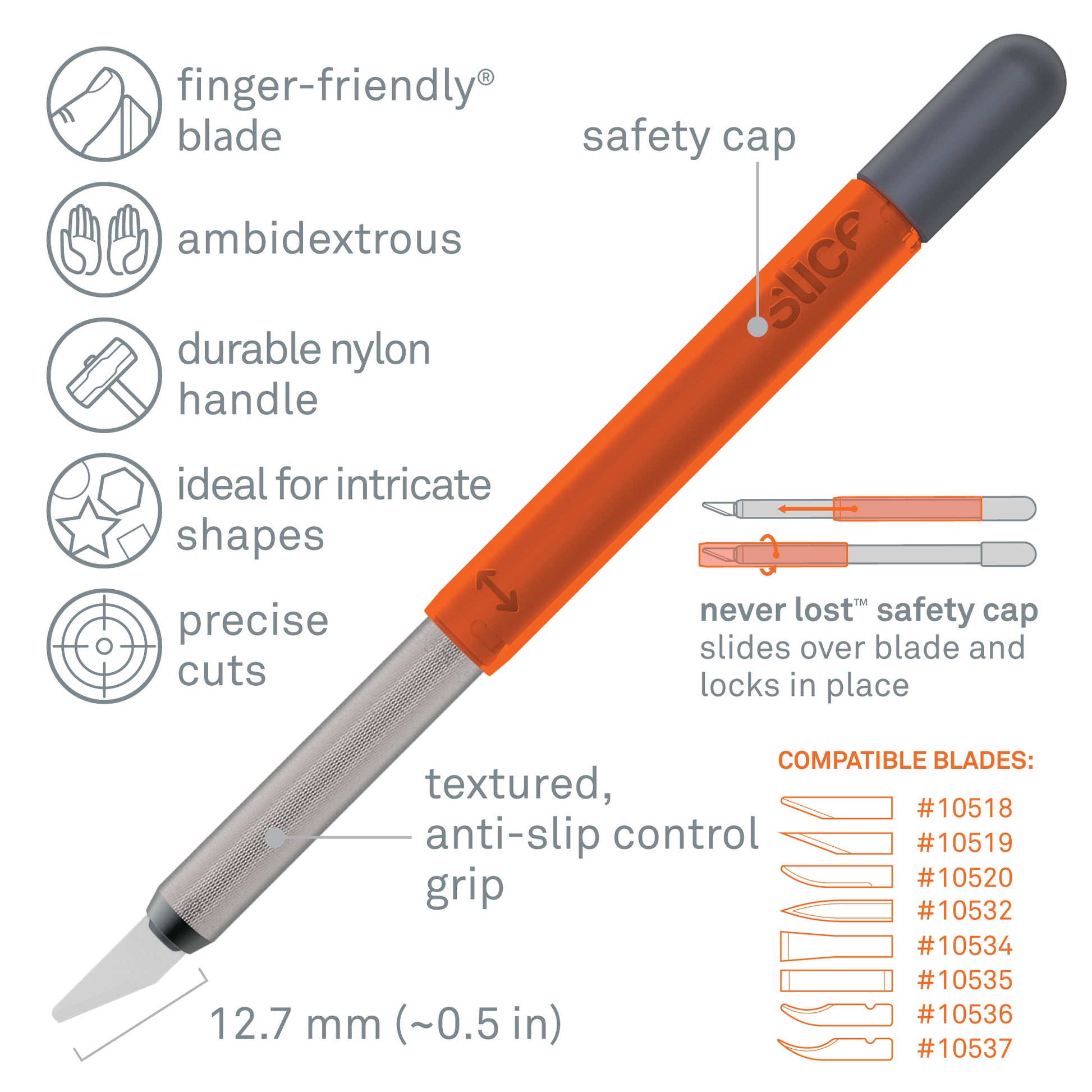 Slice Craft Knife (Safety Cap) - DaltonSafety