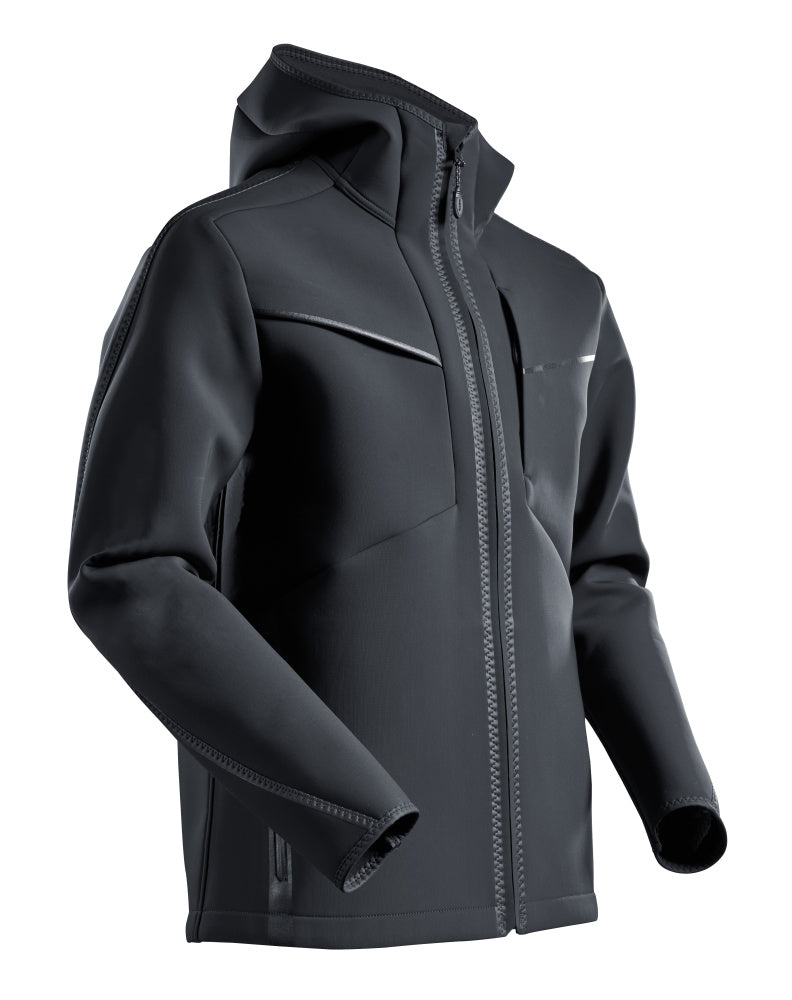 MASCOT®CUSTOMIZED Softshell jacket with hood  22086 - DaltonSafety
