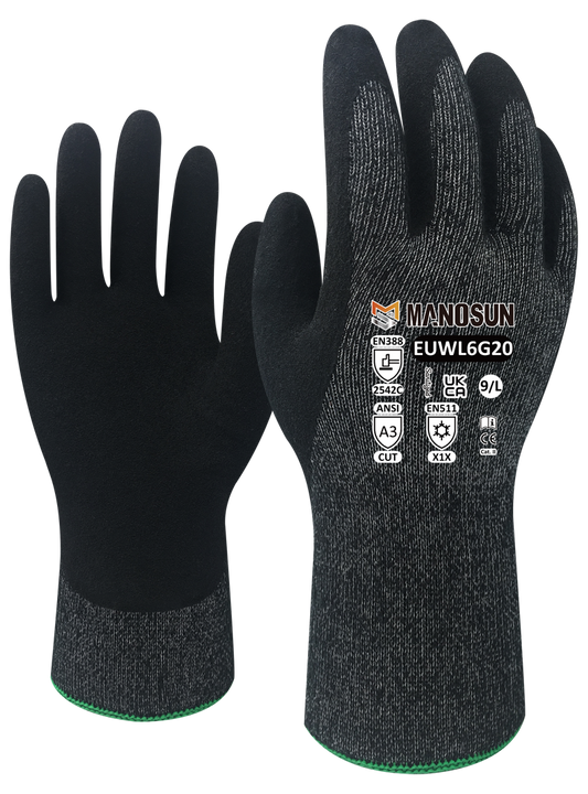 EUWL6G20 Thermal Cut Latex Glove Gauge 10 - DaltonSafety