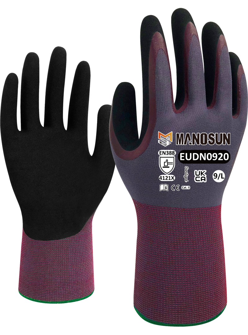 EUDN0920 PU Oil Grip Glove Gauge 18 - DaltonSafety
